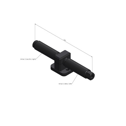 6877135: Vis de serrage + pièce centrale Makro•Grip® 77 (Dessin technique )