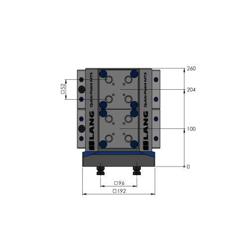 70263: 3-Seiten-Spannturm Quick•Point® 52 (Technische Zeichnung )