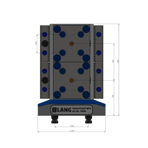 70264: lapide a 4 facce Quick•Point® 52 (Disegno tecnico )