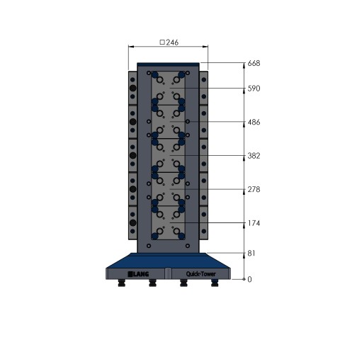 70650: Quick•Tower Quick•Point®  (Disegno tecnico )