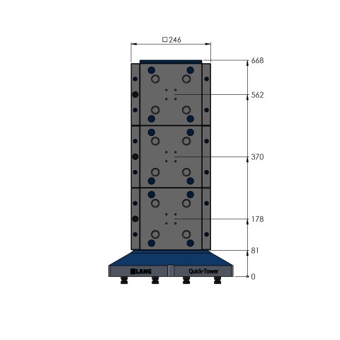 70650: Quick•Tower Quick•Point®  (Technische Zeichnung )