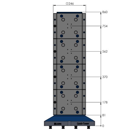 70850: Quick•Tower Quick•Point®  (Technical drawing )