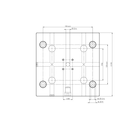 75710: Plaque Quick•Point® 96 (Dessin technique )