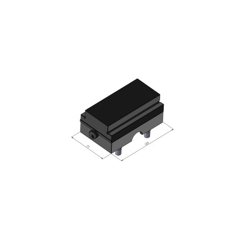 81440-TG: Center Base Jaw Makro•Grip® Ultra 125 (Technical drawing )