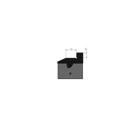 81440: Base Jaw Makro•Grip® Ultra 125 (Technical drawing )