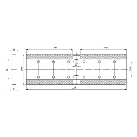 81611: Piastra di base Makro•Grip® Ultra  (Disegno tecnico )