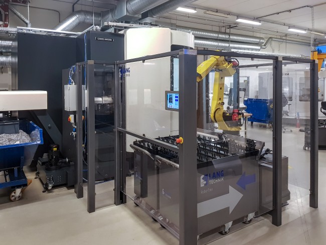 Werkzeugmaschinen-Automation von LANG Technik mit einer DMG Mori DMU 60 eVo 